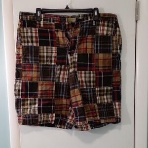 Sonoma Plaid Patchwork Shorts